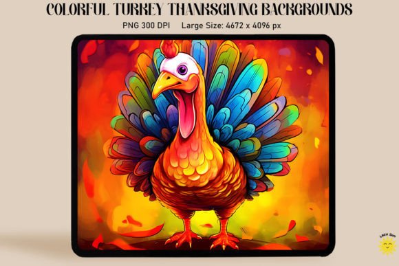 Colorful Turkey Thanksgiving Backgrounds: A Vibrant Way to Celebrate the Season