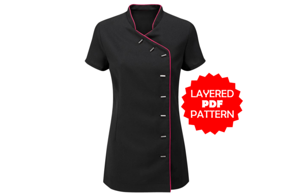 Mandarin Collar Tunic PDF Sewing Pattern: A Guide for Confident Creation