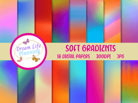 Soft Gradients Digital Papers: Strategic Use for Creative and Professional Projects