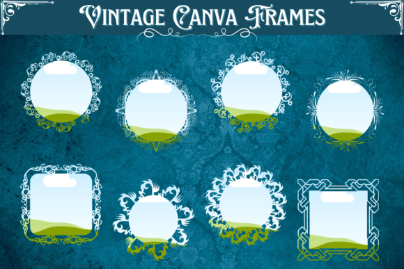 Vintage Canva Frames: A Timeless Design Tool for Creative Projects