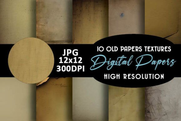Vintage Old Papers Digital Paper Texture: A Timeless Design Element for Creative Projects